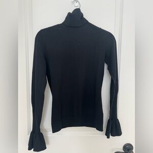 Veronica Beard Charcoal Knit Top